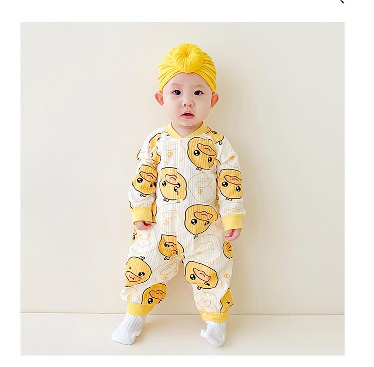 Infant Boys Conversational Printed Cotton Rompers