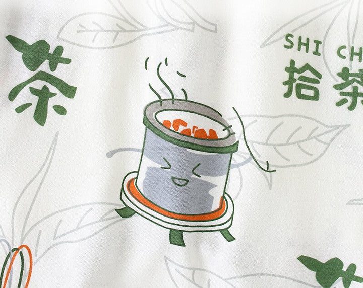Boys Graphic Printed Round Neck Cotton Rompers