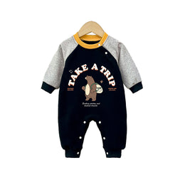 Boys Printed Cotton Rompers