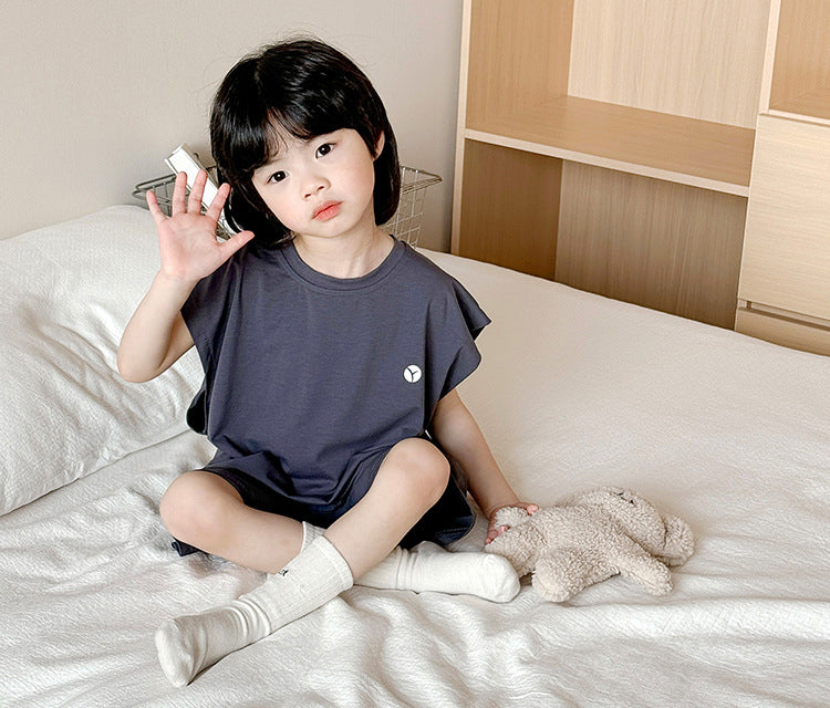 Boys Short Sleeves T-shirt With Shorts