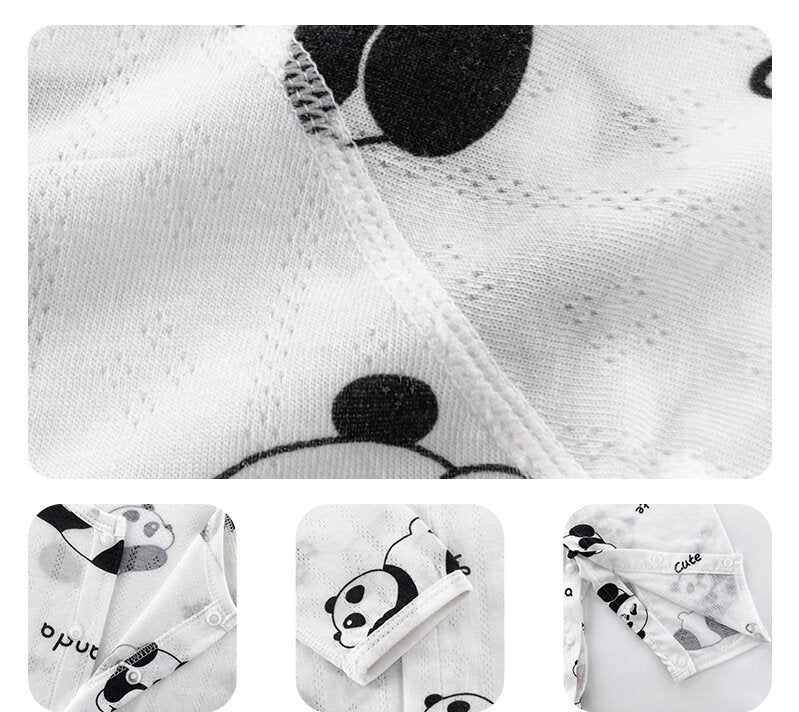Boys Graphic Printed Round Neck Cotton Rompers