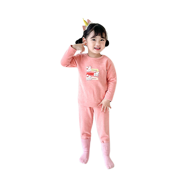 Girls Printed T-shirt with Trouser