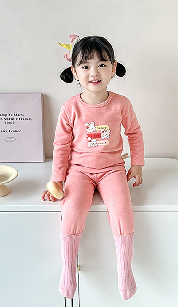 Girls Printed T-shirt with Trouser