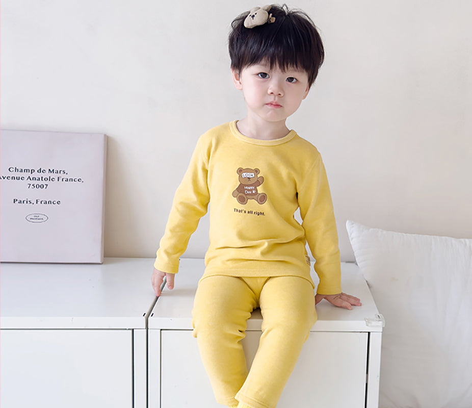 Boys Round Neck Printed Night suit