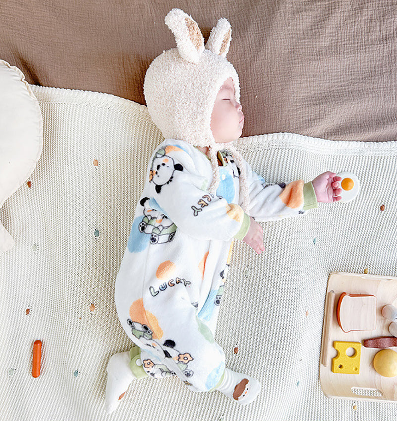 Kids Hooded Rompers