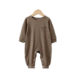 Infant Boys Ribbed Rompers