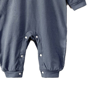 Boys Graphic Printed Round Neck Cotton Rompers