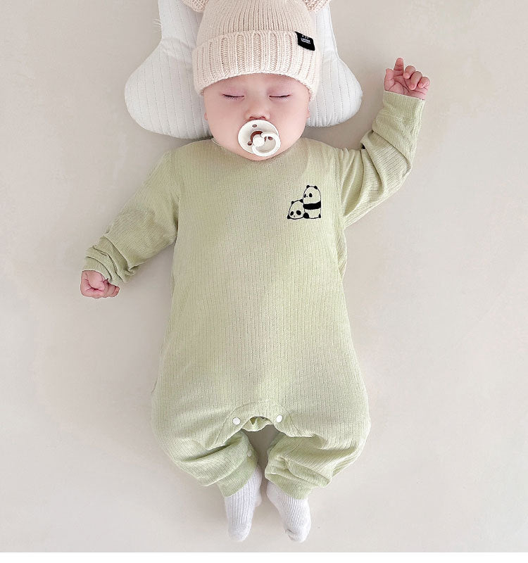 Boys Graphic Printed Round Neck Cotton Rompers