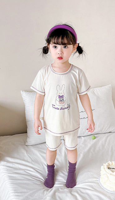 Printed T-shirt and Shorts Set