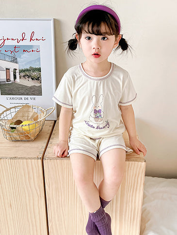 Printed T-shirt and Shorts Set