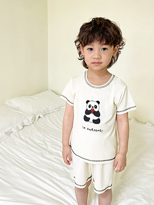 Printed T-shirt and Shorts Set