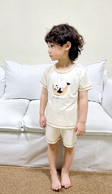 Printed T-shirt and Shorts Set