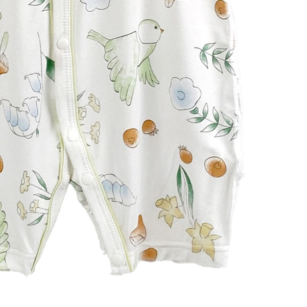 Unisex Round Neck Printed Rompers