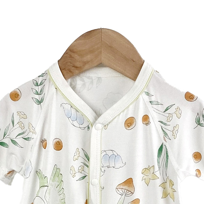 Unisex Round Neck Printed Rompers