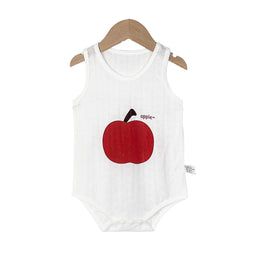 Infant Girls Printed Cotton Sleeveless Bodysuit