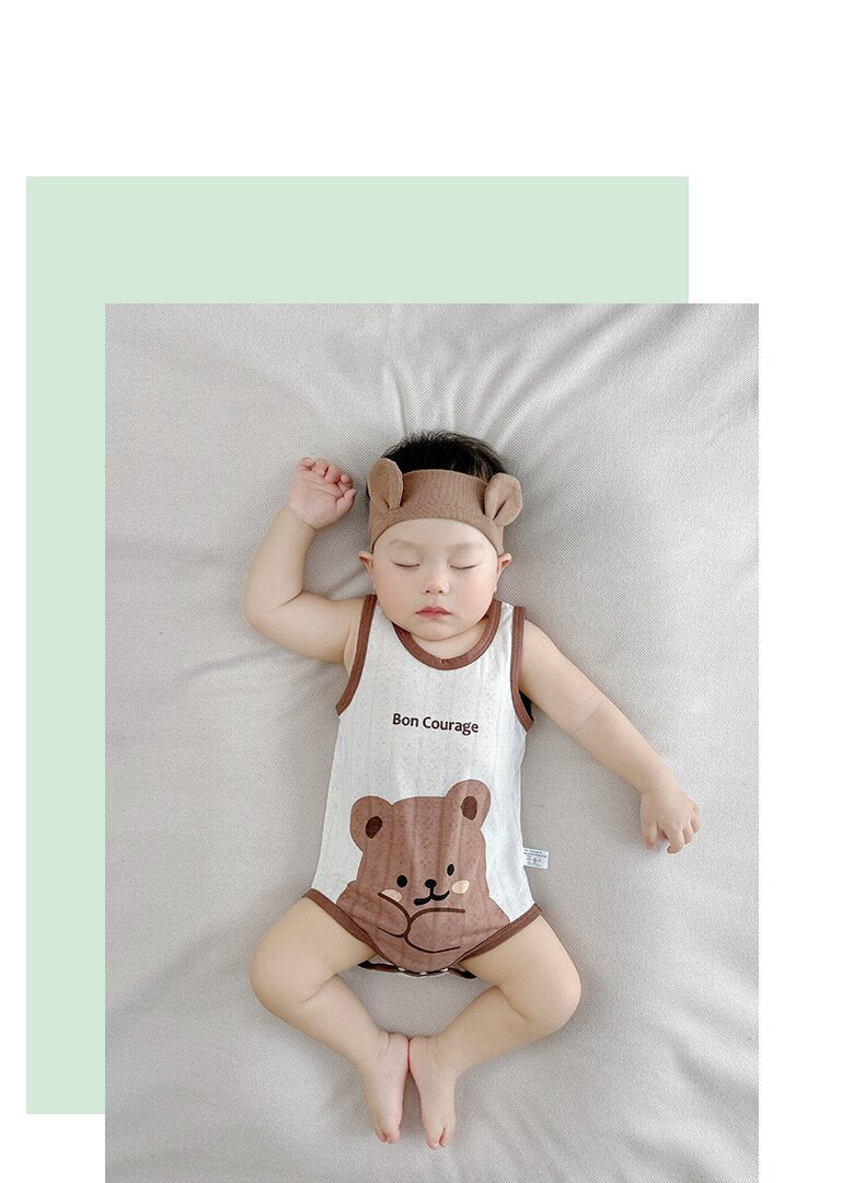 Boys Printed Cotton Bodysuit