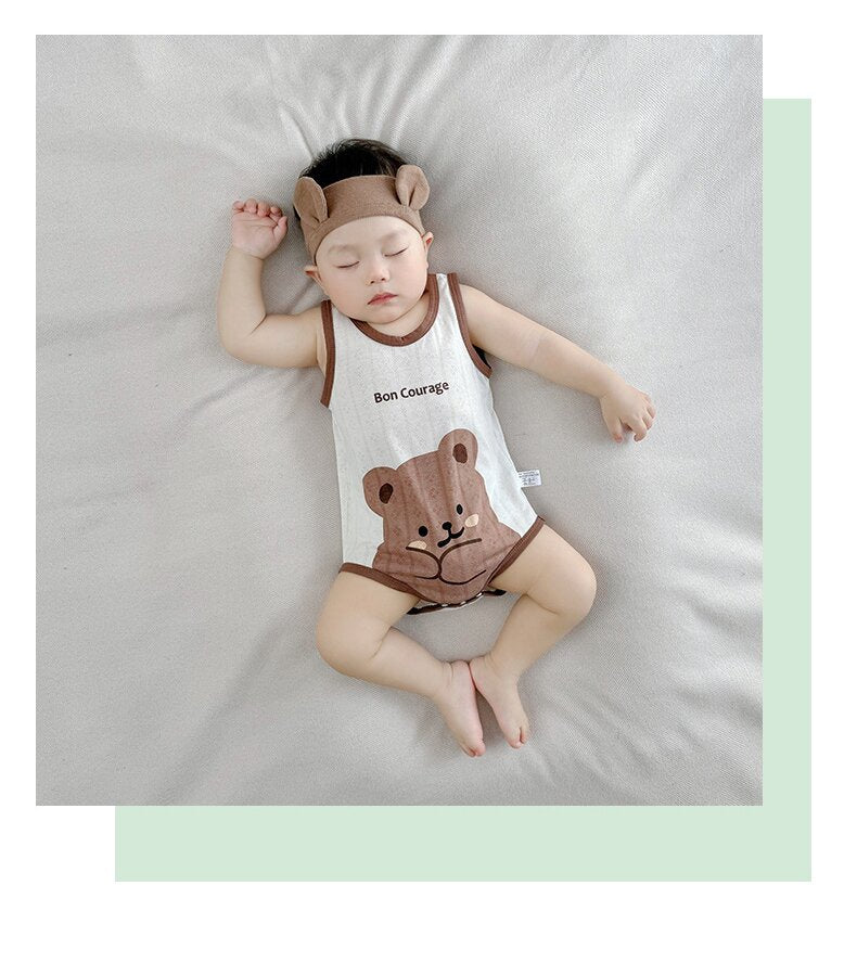 Boys Printed Cotton Bodysuit