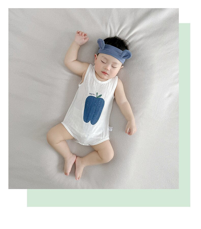 Infants Printed Cotton Bodysuit