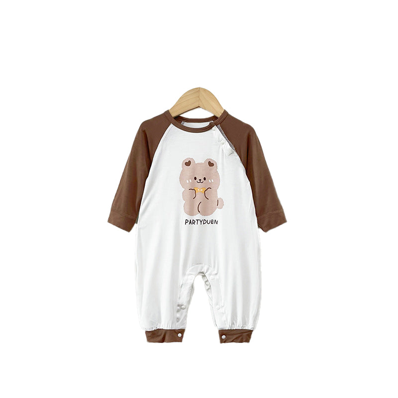 Infant Boys Printed Romper