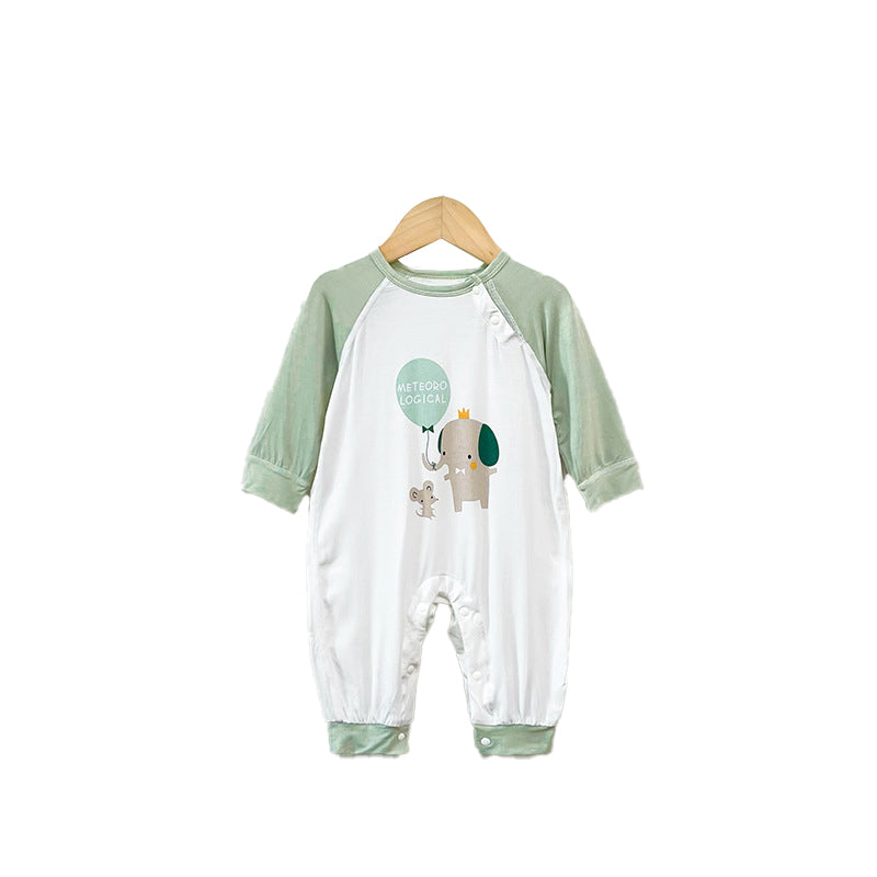 Infants Boys Printed Rompers