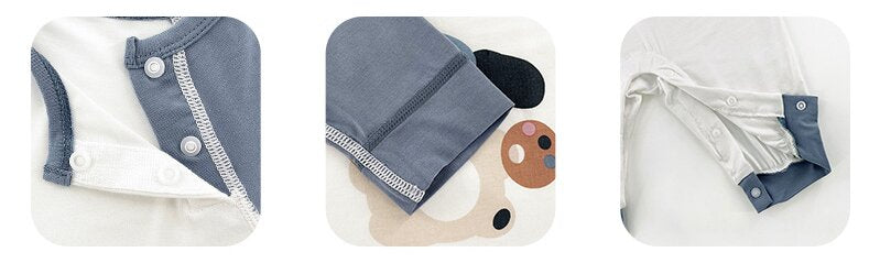 Boys Graphic Printed Round Neck Cotton Rompers