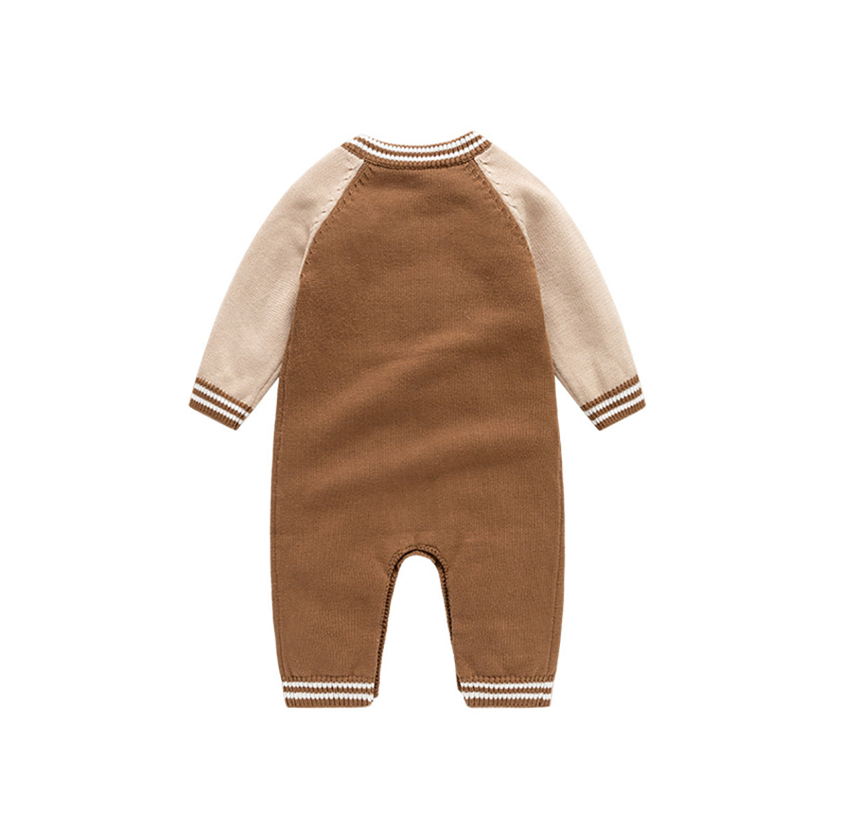 Infant Boys Printed Cotton Rompers With Hat