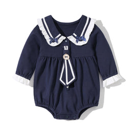 Girl Round Neck Cotton Bodysuit