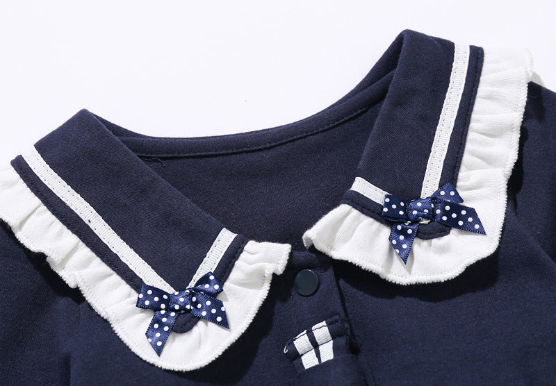 Girl Round Neck Cotton Bodysuit