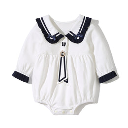 Girls V-Neck Cotton Bodysuit