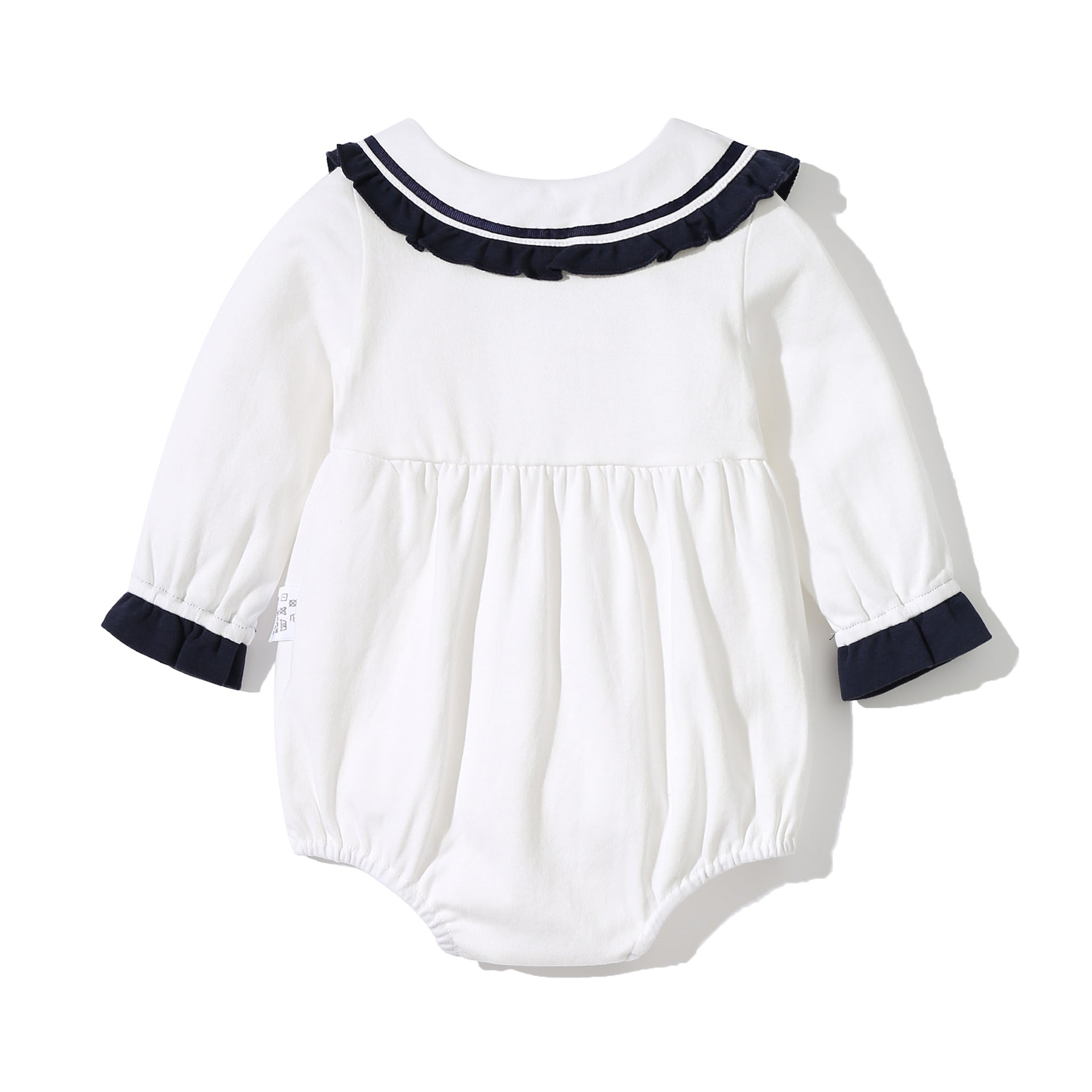 Girls V-Neck Cotton Bodysuit