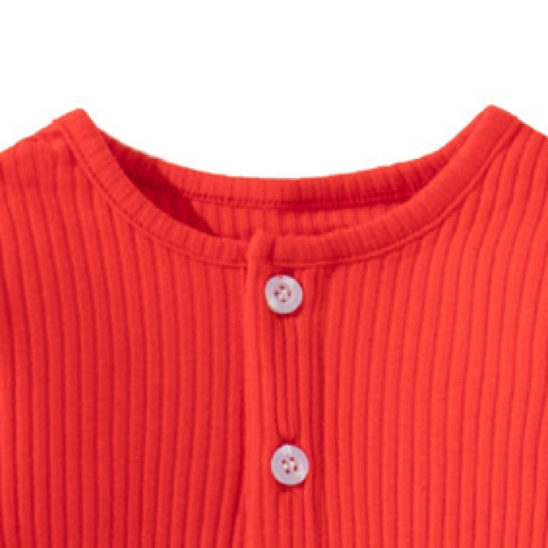 Infants Red Cotton Bodysuit