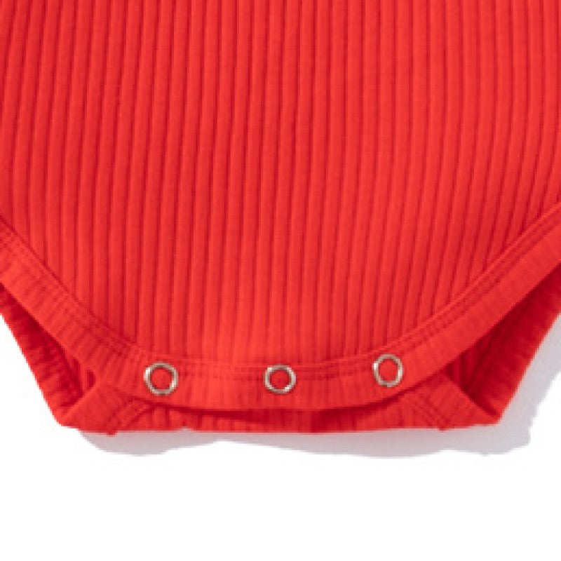 Infants Red Cotton Bodysuit
