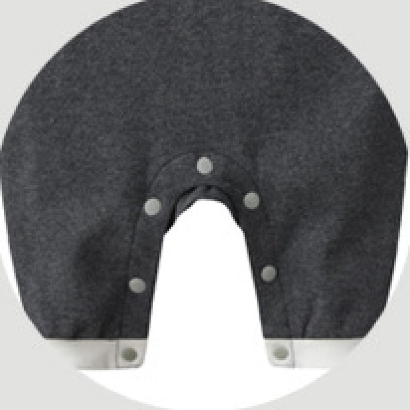 Infants Grey Long Sleeved Cotton Rompers