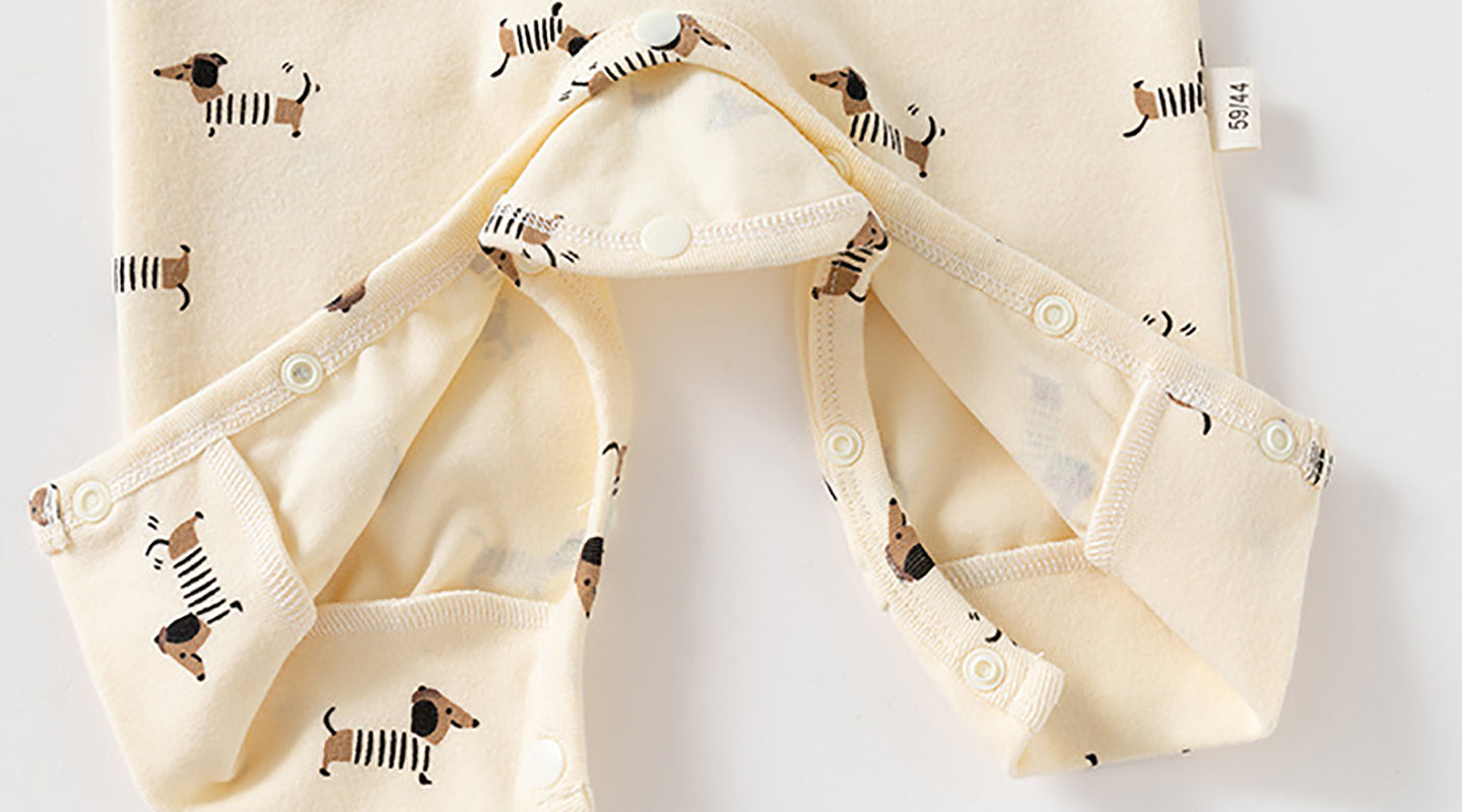Boys Printed Cotton Rompers