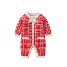 Kids Boys Checked  Rompers