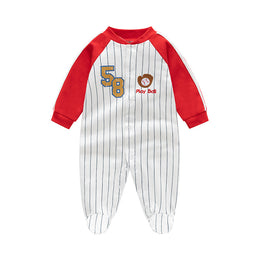 Kids Printed Round Neck Rompers