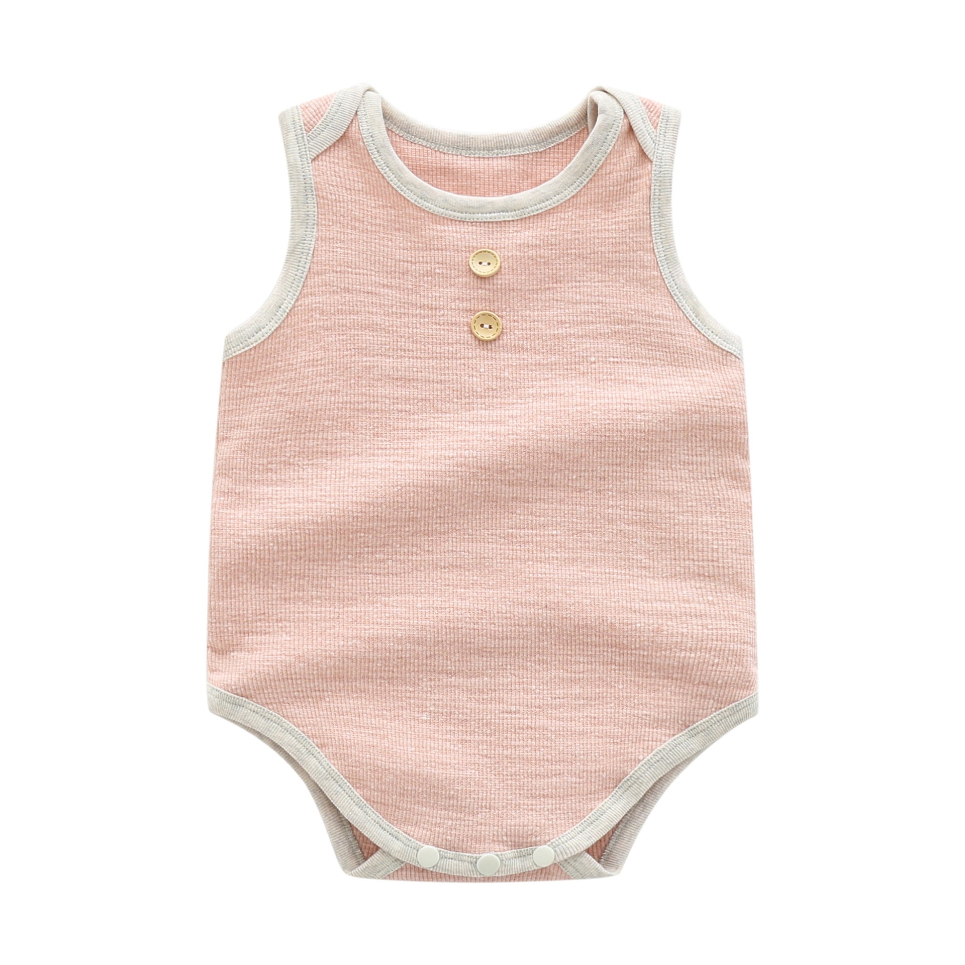 Infants Boys Sleeveless Cotton Bodysuit