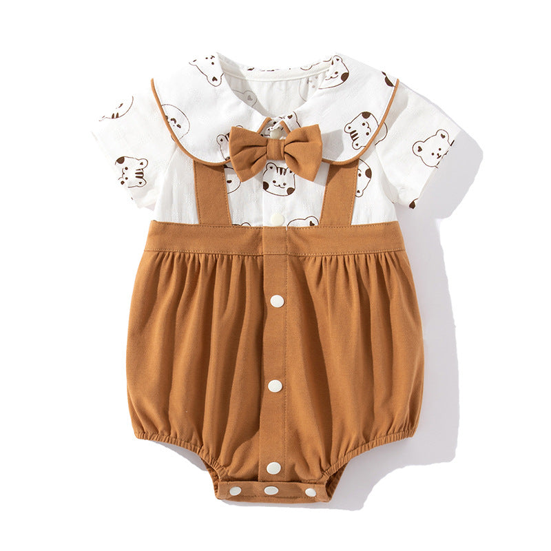 Infants Colourblocked Cotton Bodysuit