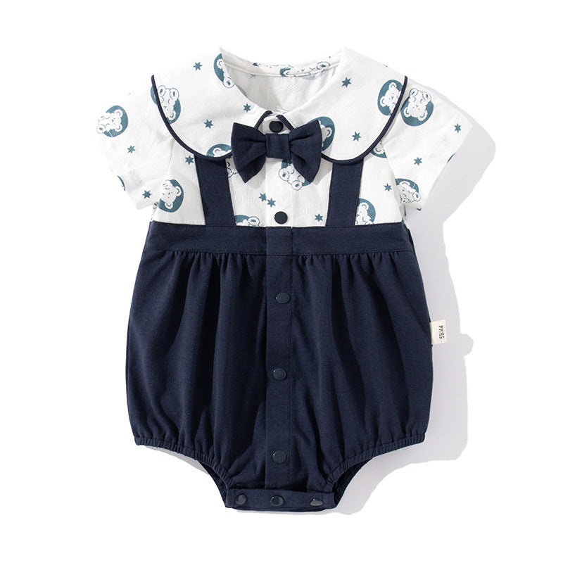 Infants Colourblocked Cotton Bodysuit