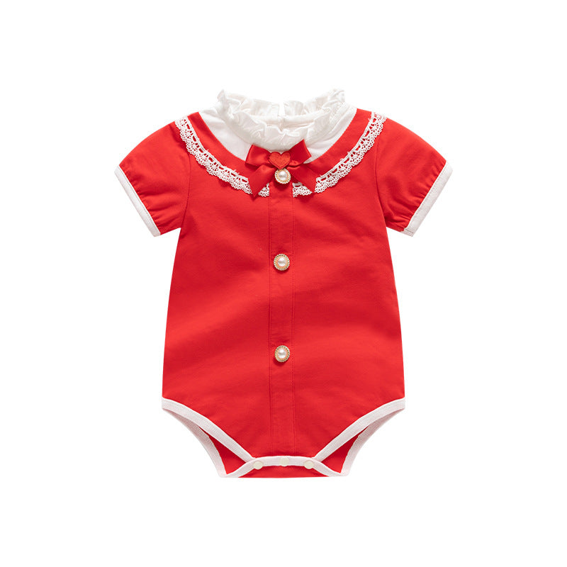 Infants Girls Cotton Bodysuit