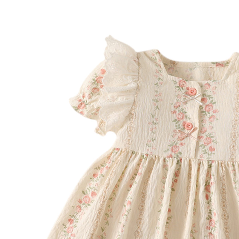 Floral A-Line Dress