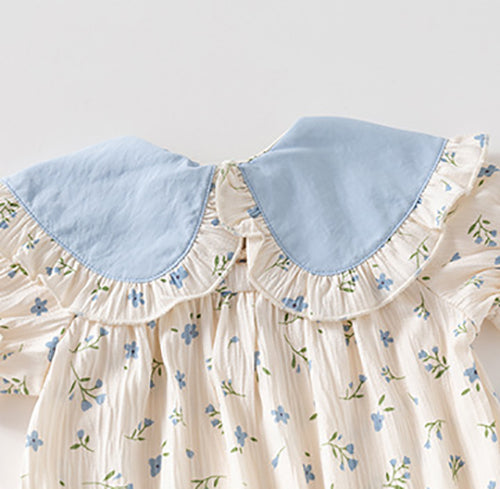 Blue Rompers