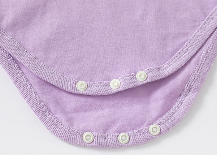 Infant Girls Cotton Lace Insert Bodysuit