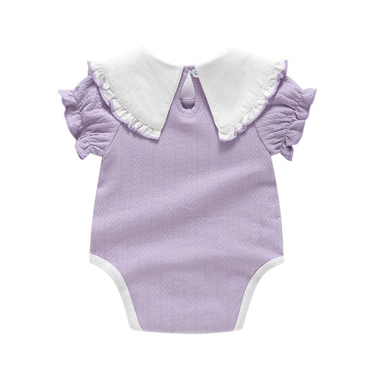 Infant Girls Embroidered Cotton Bodysuit