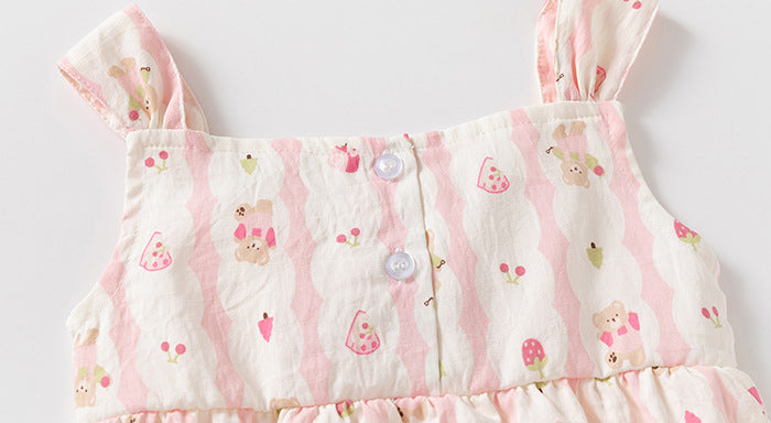Infant Girls Printed Bodysuit