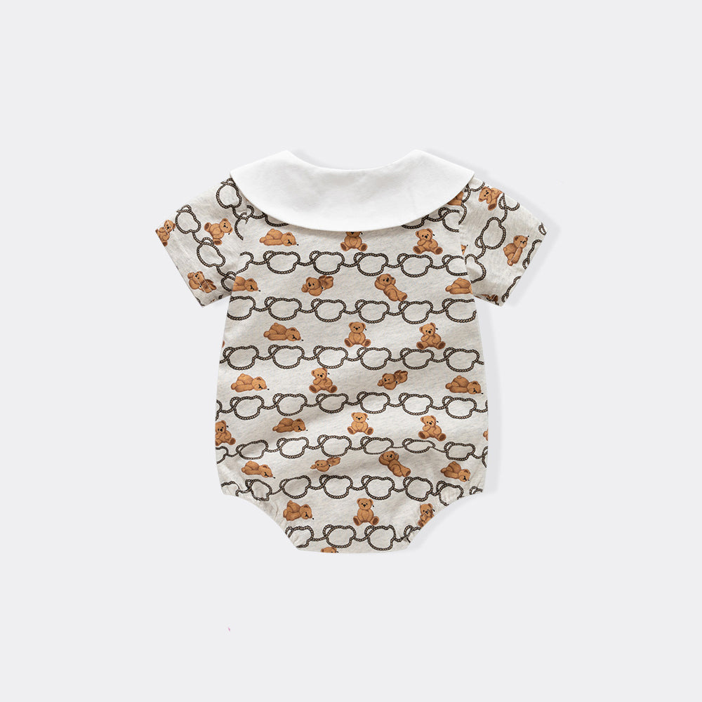 Girls Printed Cotton Bodysuit