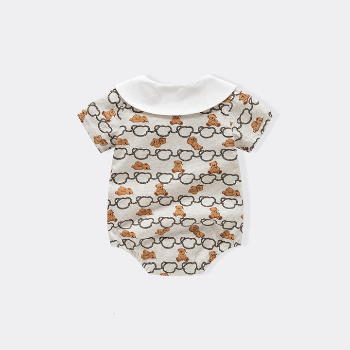 Girls Printed Cotton Bodysuit