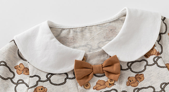 Girls Printed Cotton Bodysuit