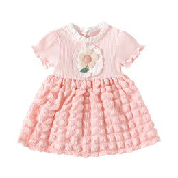 Applique Fit & Flare Dress