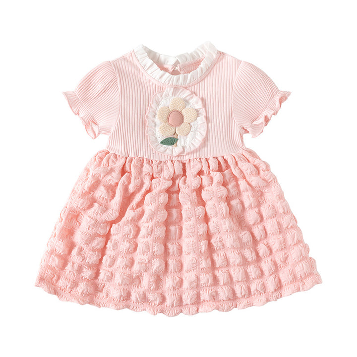 Applique Fit & Flare Dress